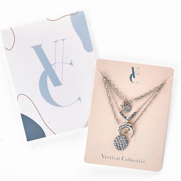 Vertical Collective Celestial Lariat Layered Necklace •NWT• - Picture 1 of 5